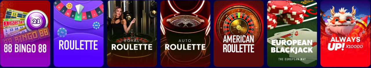 yuki casino table games